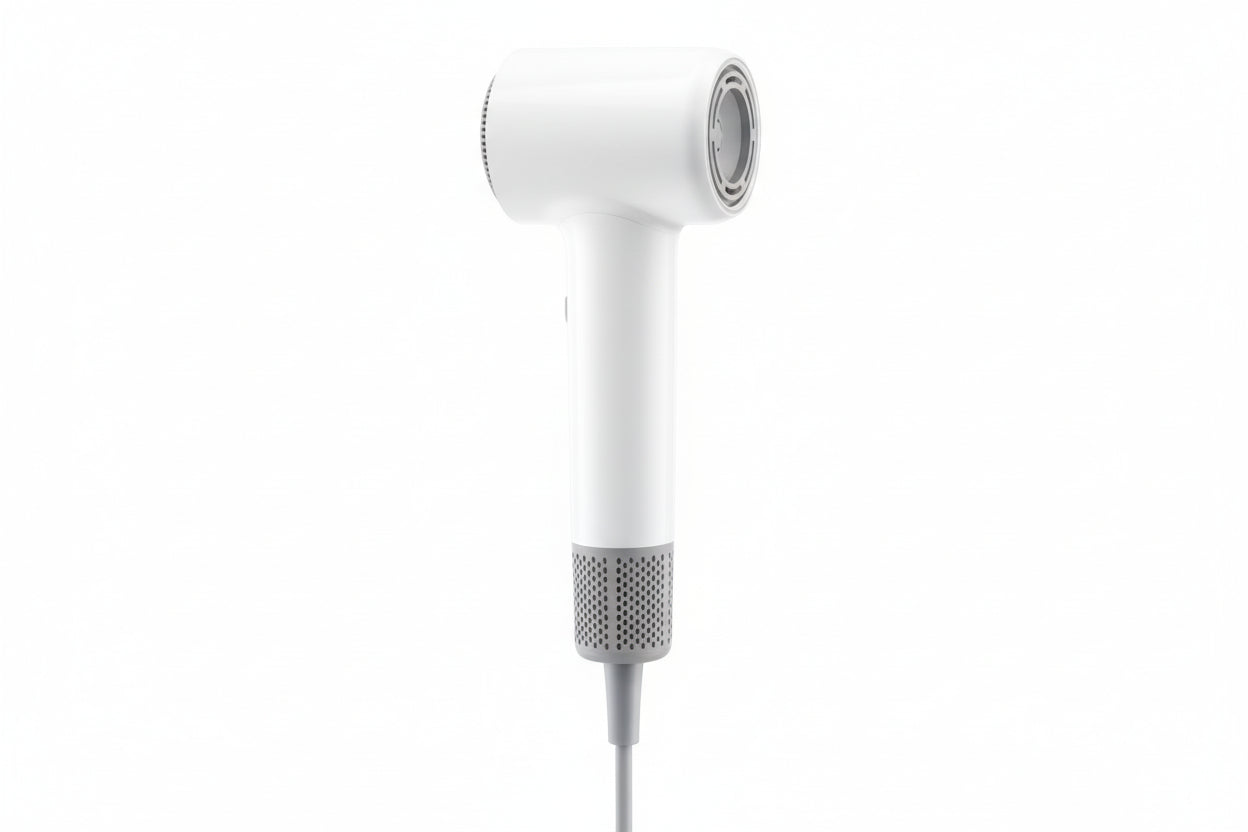 Sèche-Cheveux Dreame Mini | PURELISS – Ultra-Compact 270g, Mode Sécurité Enfant – Blanc