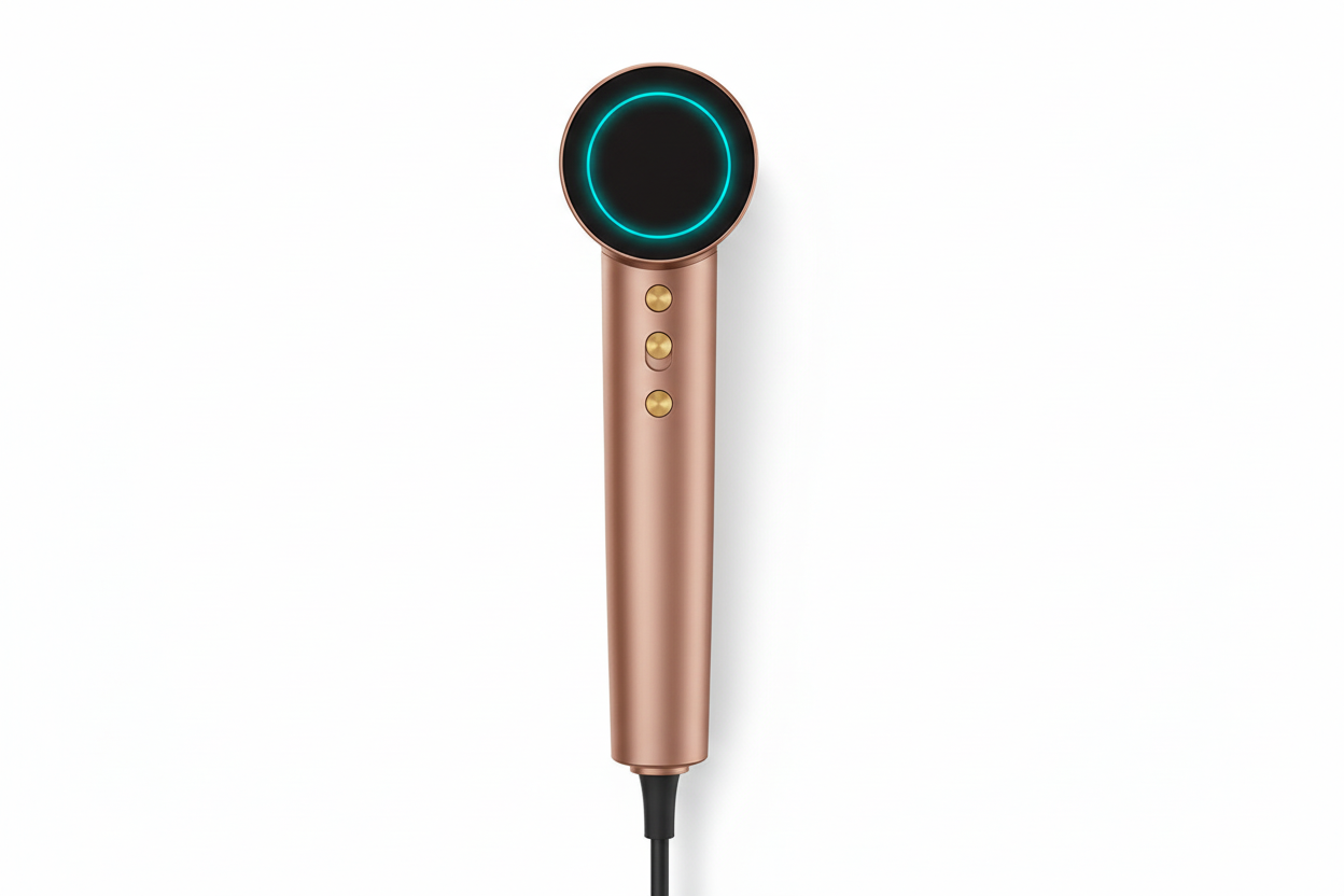 Sèche-Cheveux Plasma Sans Fil SkinVibe Aurea | PURELISS – Silencieux, Ionique, Multi-Températures