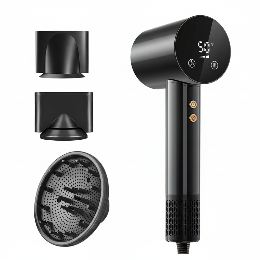Sèche-Cheveux Ionique Silencieux SkinVibe Libra AirLoom | PURELISS – Professionnel, Multi-Températures