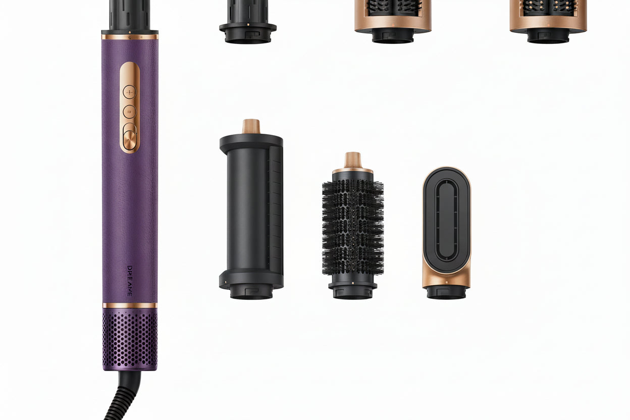 Airstyler 7-en-1 Dreame AirStyle Pro | PURELISS – Kit Coanda Complet, Violet & Or