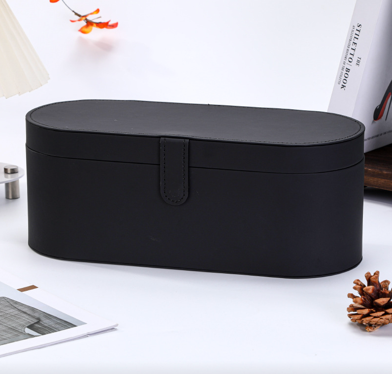 Coffret Cadeau Coiffure | PURELISS – Boîte Cuir PU Premium, Logo Personnalisable – 12 Coloris