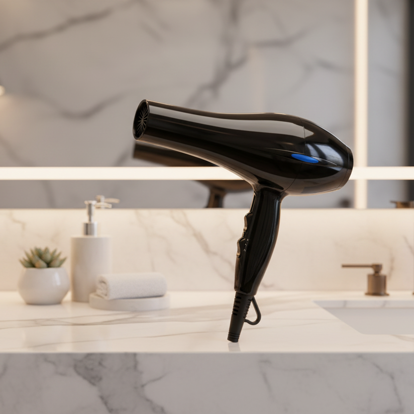 Sèche-Cheveux Professionnel | PURELISS – Haute Puissance, Température Constante, Ultra-Silencieux – Noir