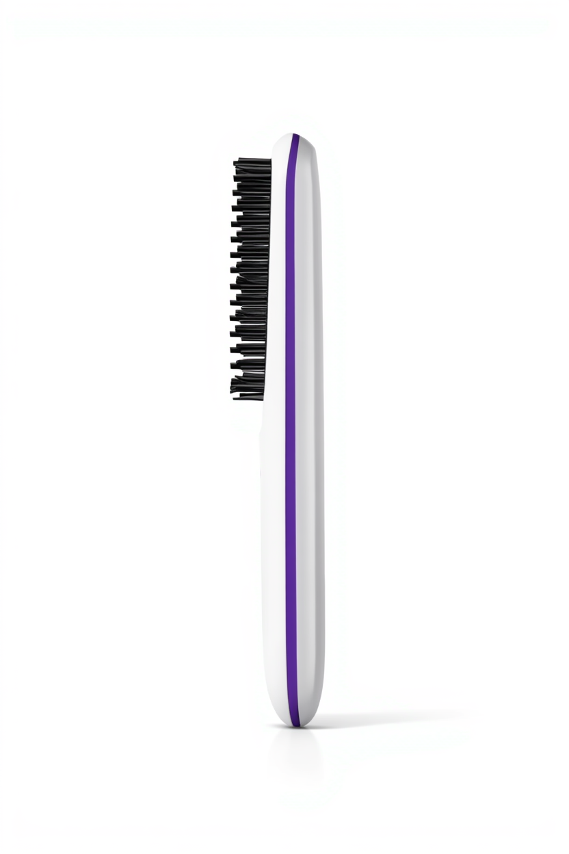 Lisseur Sans Fil Rechargeable Blanc | PURELISS – Écran LCD, Plaques Céramiques, 3 Températures