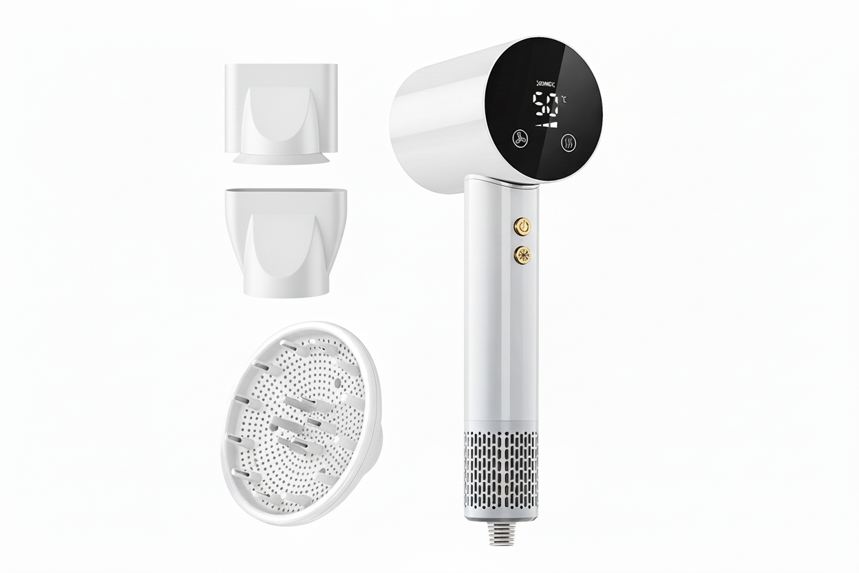 Sèche-Cheveux Ionique Silencieux SkinVibe Libra AirLoom | PURELISS – Professionnel, Multi-Températures