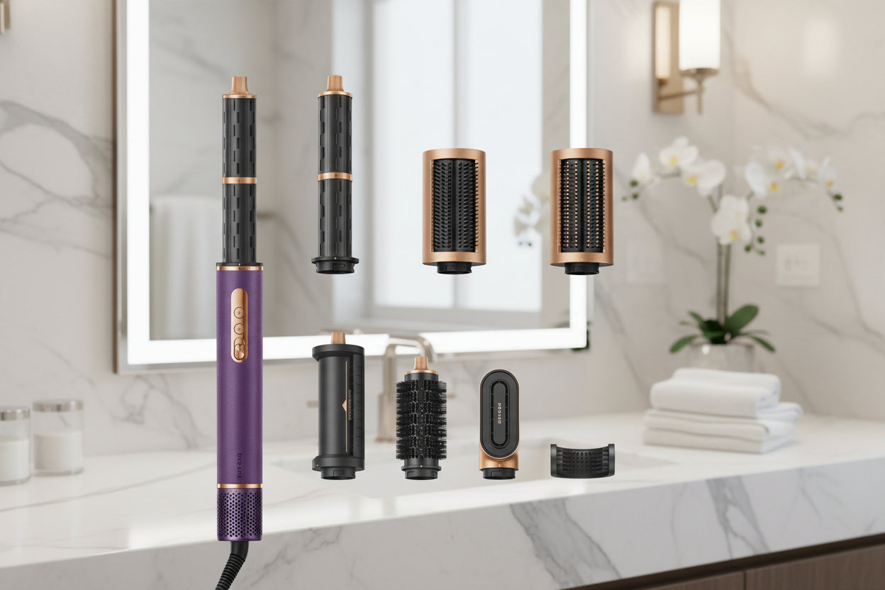 Airstyler 7-en-1 Dreame AirStyle Pro | PURELISS – Kit Coanda Complet, Violet & Or