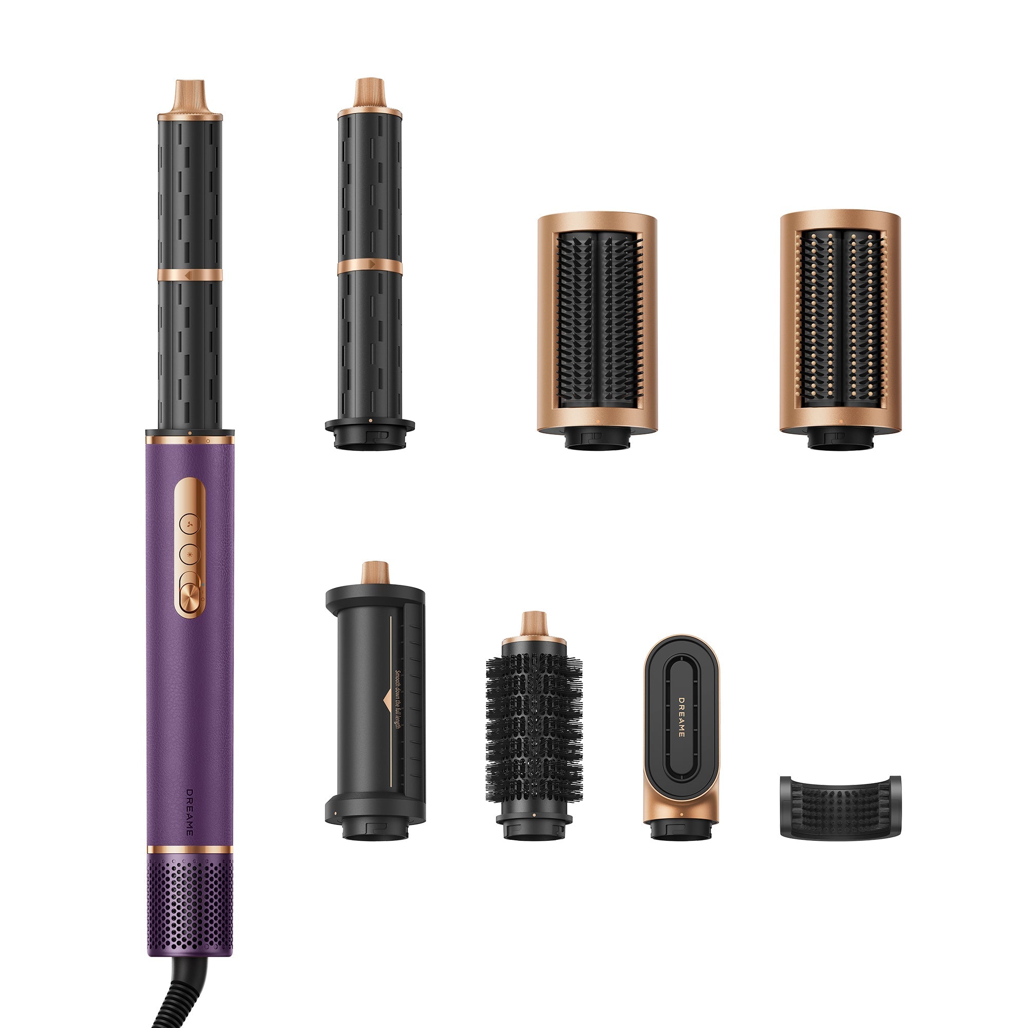 Airstyler 7-en-1 Dreame AirStyle Pro | PURELISS – Kit Coanda Complet, Violet & Or