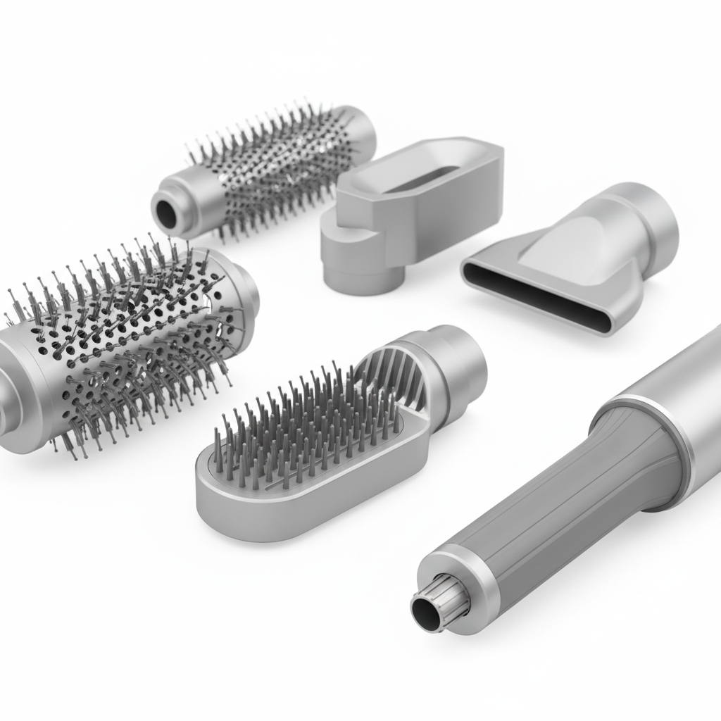 Brosse Soufflante 7-en-1 | PURELISS – Moteur Sans Balais, Soin Nourrissant – Argent