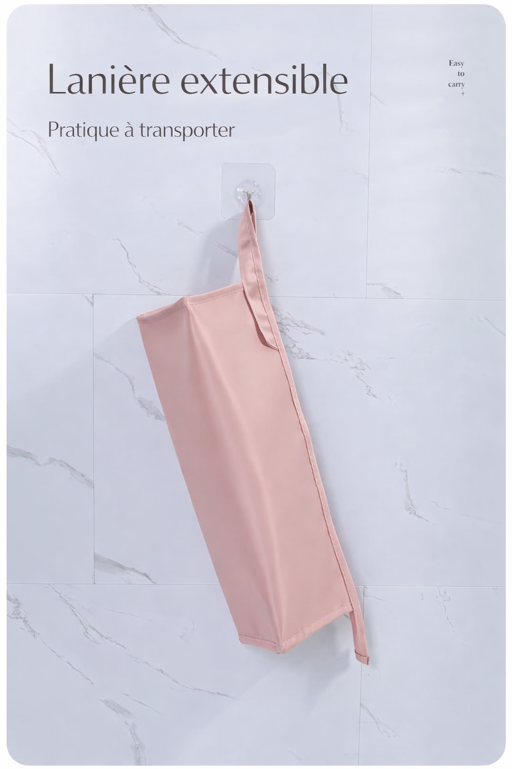 Pochette de Rangement Coiffure | PURELISS – Filet Respirant, Voyage – Rose, Gris, Bleu, Abricot