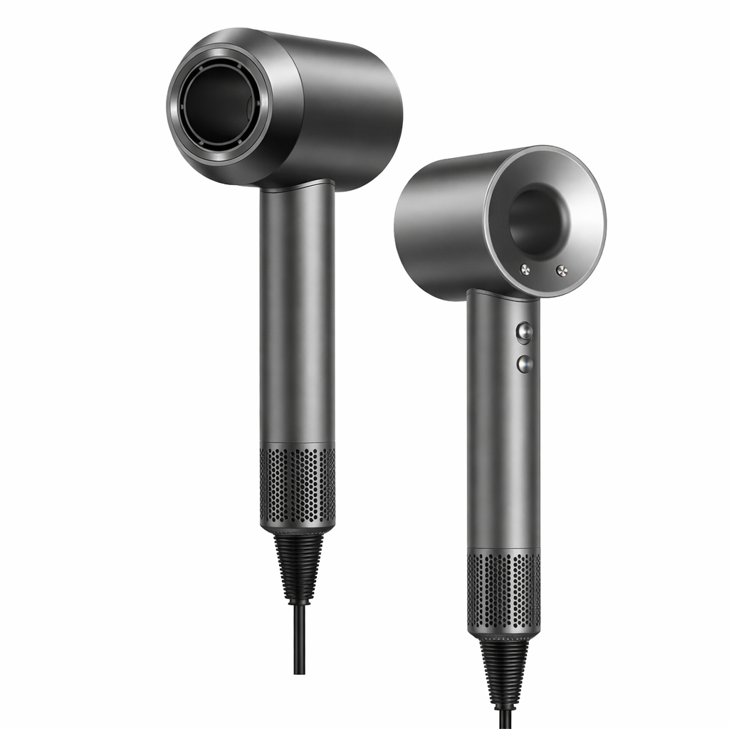 Sèche-Cheveux Ionique Haute Vitesse | PURELISS – Moteur Sans Balais 1500W, 36dB Ultra-Silencieux, 6 Vitesses – 7 Coloris