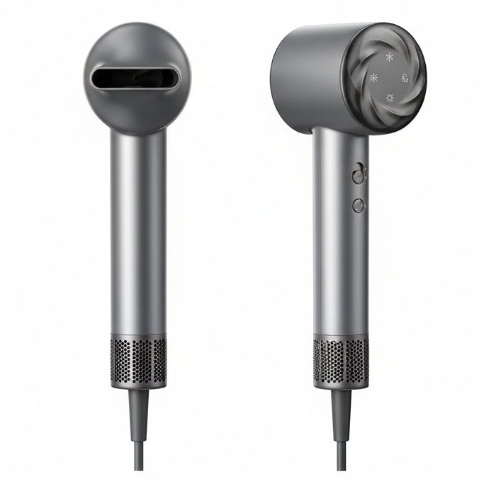 Schwarzer Haartrockner 336 g – NTC-Technologie