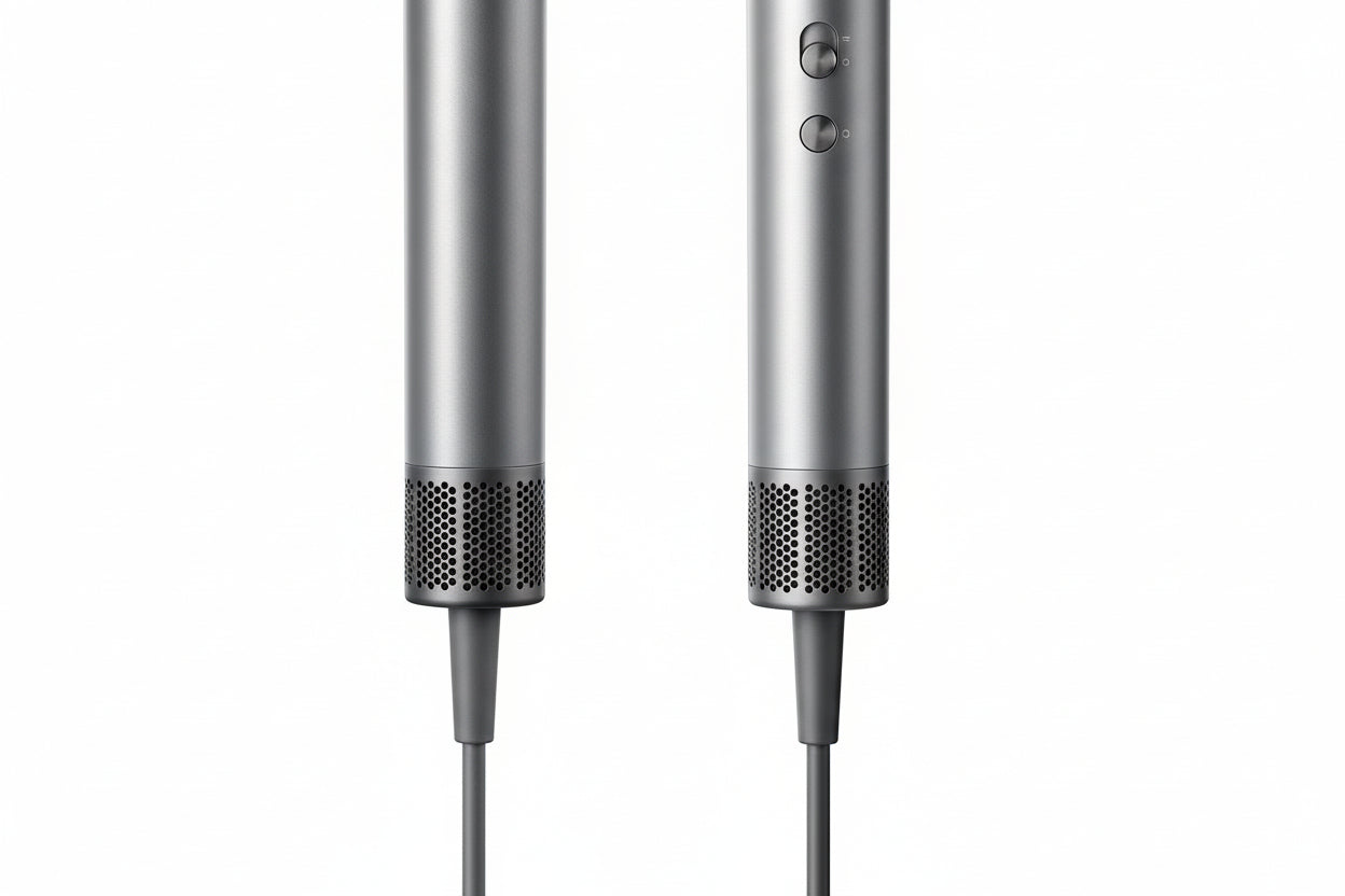 Schwarzer Haartrockner 336 g – NTC-Technologie