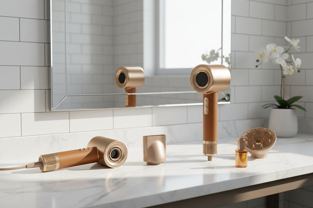 Haartrockner mit einem 130.000 U/min-Motor