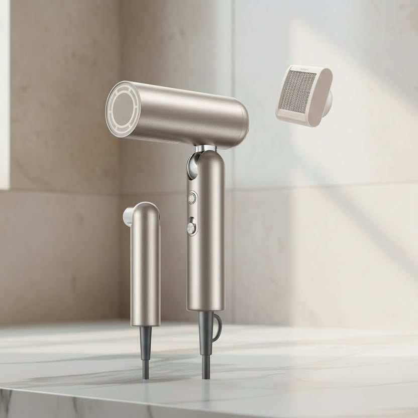 Sèche-Cheveux Pliable de Voyage Dreame Pocket Neo | PURELISS – Ultra-Léger 300g, Professionnel