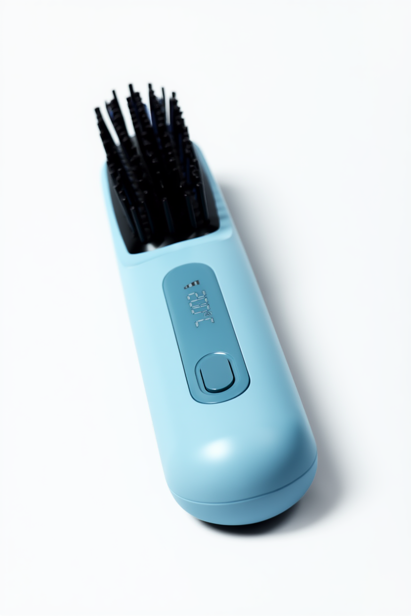 Lisseur Sans Fil Rechargeable Bleu | PURELISS – Écran LCD, Plaques Céramiques, 3 Températures