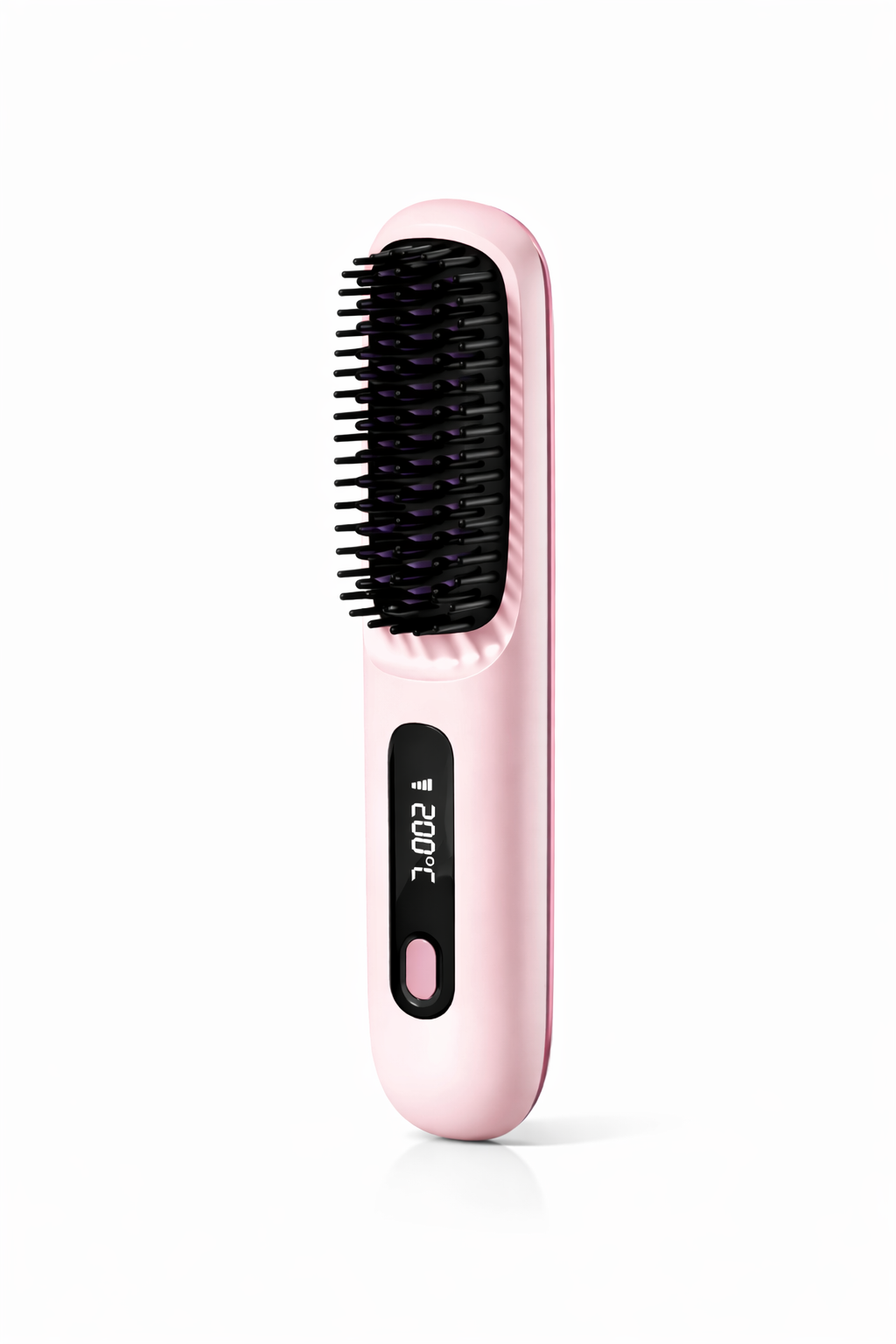 Lisseur Sans Fil Rechargeable Rose | PURELISS – Écran LCD, Plaques Céramiques, 3 Températures